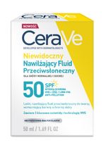 CeraVe, niewidoczny, nawilżający fluid przeciwsłoneczny SPF50, 50 ml