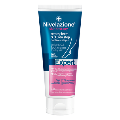 IDEEPHARM Nivelazione Expert, aktywny krem S.O.S do stóp bardzo suchych, 75 ml