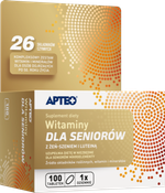 Witaminy dla seniorów APTEO, 100 tabletek powlekanych