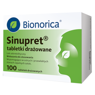 Sinupret, 100 tabletek drażowanych