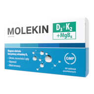 Molekin D3 + K2 + Mg B6, 60 tabletek powlekanych