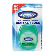 Beauty Formulas Active Oral Care, nić dentystyczna miętowa, z fluorem, 100 m