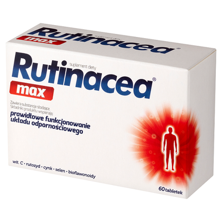 Rutinacea max, 60 tabletek - SUPLEMENT DIETY
