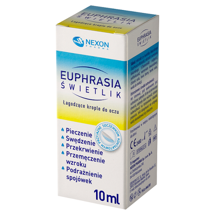Euphrasia świetlik, krople do oczu, 10 ml - 5903792743191