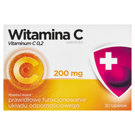 Witamina C 200 mg, 30 tabletek drażowanych