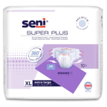 Pieluchomajtki na rzepy Seni Super Plus, rozmiar XL, 10 sztuk