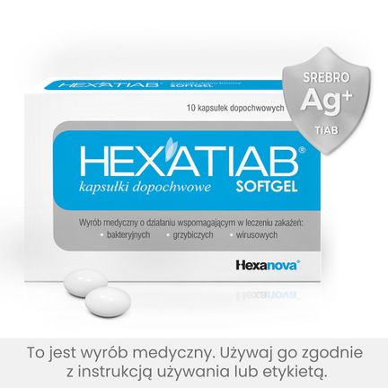 Hexatiab, 10 kapsułek dopochwowych - Dorosły, Senior
