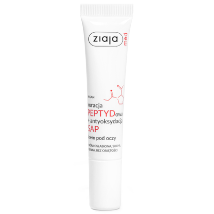 Ziaja Med, kuracja peptydowa, krem pod oczy, 15 ml - zdjęcie produktu