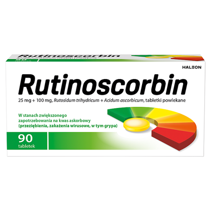 Rutinoscorbin, 90 tabletek powlekanych - zdjęcie produktu