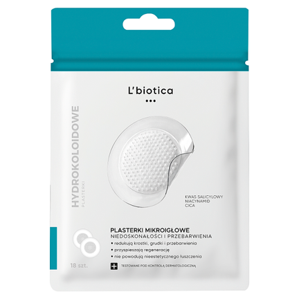 L'Biotica, plasterki mikroigłowe, 18 sztuk - zdjęcie produktu