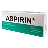 Aspirin 500 mg, 10 tabletek