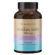 Primabiotic Maślan sodu 300 mg, 60 kapsułek