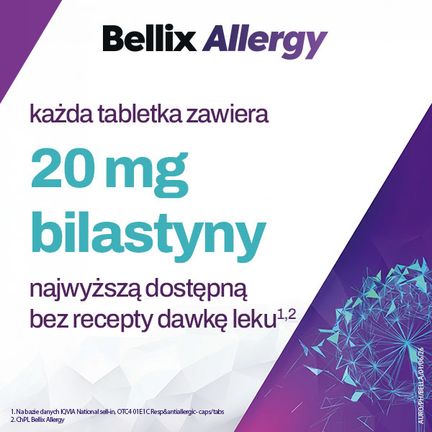Bellix Allergy 20 mg, 10 tabletek - 5902020661993