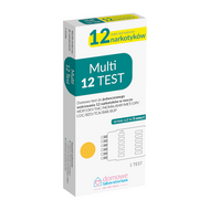 Multi 12 TEST narkotykowy z moczu, 1 sztuka