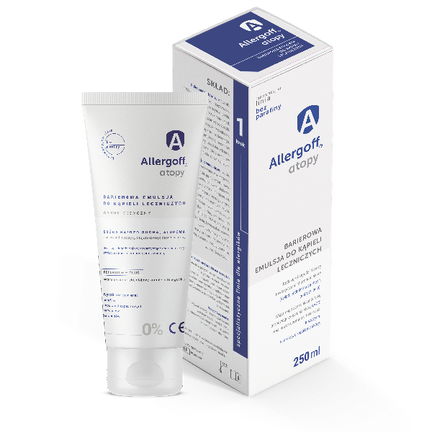 Allergoff barierowa Emulsja do kąpieli leczniczej, 250 ml - zdjęcie produktu