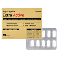 Aspargaginian Extra Active, 60 tabletek