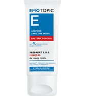 Emotopic Bacteria Control preparat S.O.S. Medical do twarzy i ciała, 30 ml