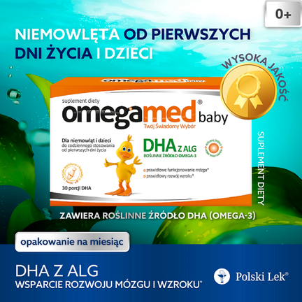Omegamed Baby, 30 kapsułek typu twist-off - SUPLEMENT DIETY