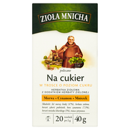 Zioła Mnicha, na cukier, 20 torebek