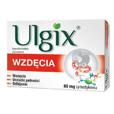 Ulgix Wzdu0119cia 80 mg, 25 kapsuu0142ek