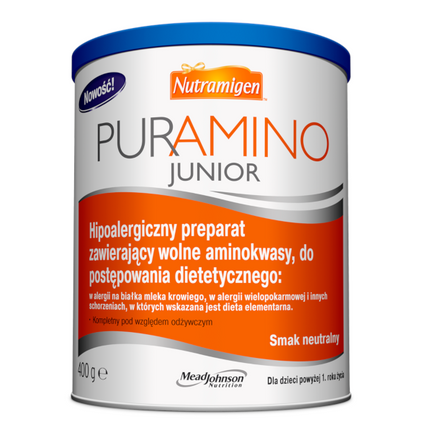Nutramigen Puramino Junior, proszek, 400 g - zdjęcie produktu