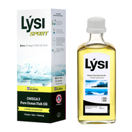 Lysi Sport Omega 3 Pure Ocean Fish oil, smak cytrynowy, 240 ml