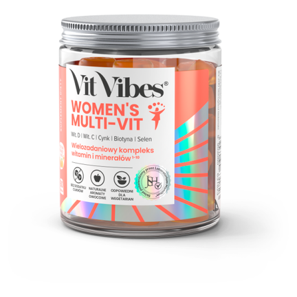 Vit Vibes Women's Multi-Vit, 60 żelek - zdjęcie produktu