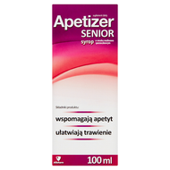 Apetizer Senior, smak malinowo-porzeczkowy, 100 ml