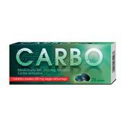 Carbo medicinalis MF 250 mg, 20 tabletek