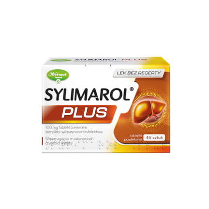 Sylimarol Plus, 100 mg, 45 tabletek powlekanych  - zdjęcie produktu