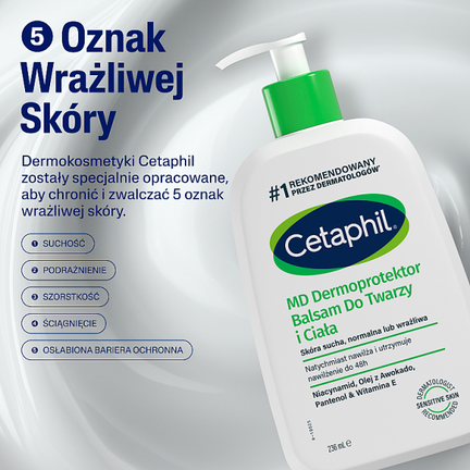 Cetaphil MD Dermoprotektor, balsam do twarzy i ciała, 236 ml