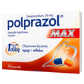 Polprazol Max, 20 mg, 14 kapsułek dojelitowe, twarde - PRODUKT LECZNICZY NIEREFUNDOWANY OTC