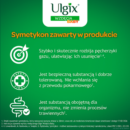 Ulgix Wzdęcia Baby, emulsja doustna, 40 g - 5904055005179