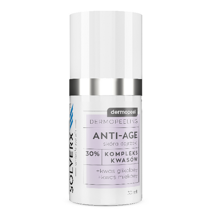 EMPIRE PHARMA Solverx Dermopeel peeling, 30% Anti-Age, 30 ml — Składniki i ocena