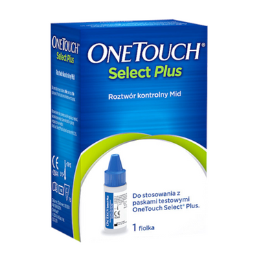OneTouch Select Plus, roztwu00f3r kontrolny Mid, 1 fiolka