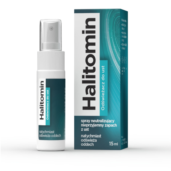 Halitomin odświeżacz do ust, spray, 15 ml