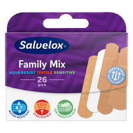 Plastry Salvequick, zestaw rodzinny 26 sztuk