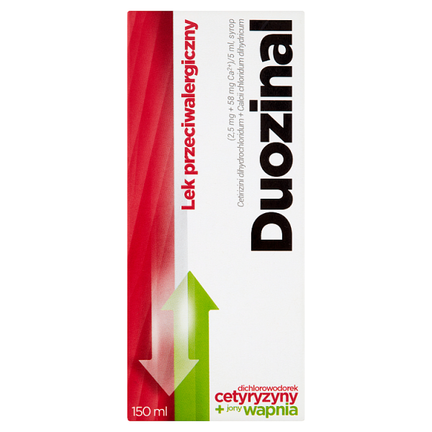 Duozinal, syrop, 150 ml - PRODUKT LECZNICZY NIEREFUNDOWANY OTC