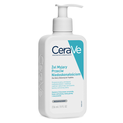 CeraVe Żel myjący przeciw niedoskonałościom, 236 ml - zdjęcie produktu