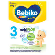 Bebiko Junior 3, mleko modyfikowane powyżej 1. roku życia, 600 g