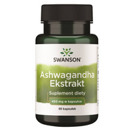 Swanson Ashwagandha Ekstrakt 450 mg, 60 kapsułek