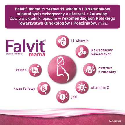 Falvit mama, 60 tabletek - TABLETKI