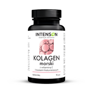 Kolagen morski anti-age + hialuron + witamina C 500 mg, 90 tabletek