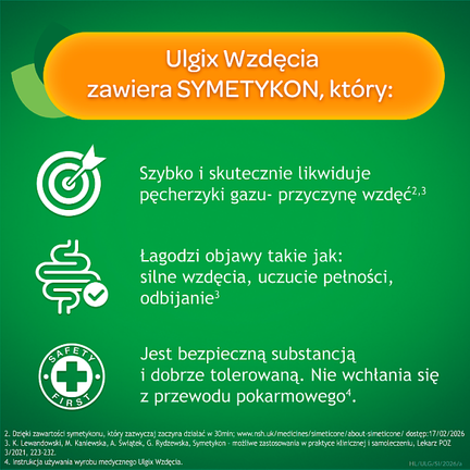 Ulgix wzdęcia, 100 kapsułek - 5904055002901
