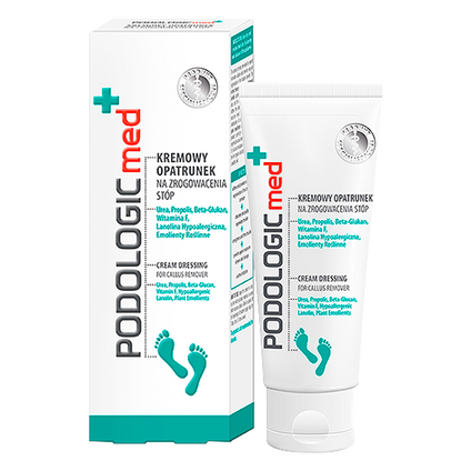 IDEEPHARM Podologic Med+, opatrunek kremowy na zrogowacenia stóp, 100 ml