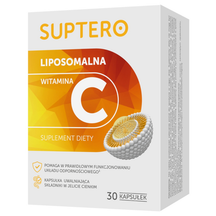 Suptero Liposomalna Witamina C, 30 kapsułek - zdjęcie produktu
