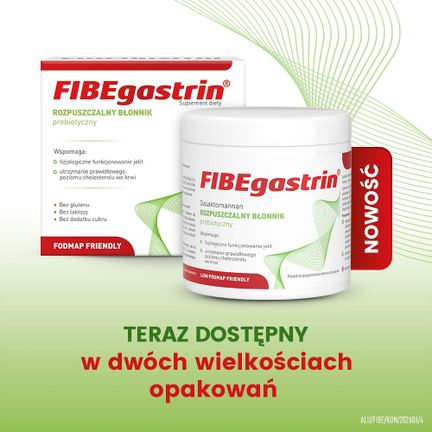 FIBEgastrin, proszek, 150 g - Uzupełniające dietę, Wspierające