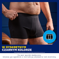 TENA Men Protective Boxers Wielorazowe bokserki na lekkie nietrzymanie moczu dla mężczyzn, rozmiar M - 7322542452158