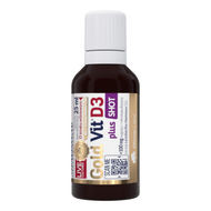 Gold-Vit D3 plus, shot o smaku wiśniowym, 25 ml