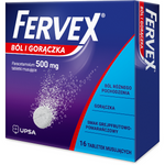 Fervex ból i gorączka, 16 tabletek musujących